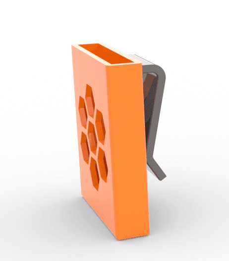 Belt Cell Phone Holder 3d model