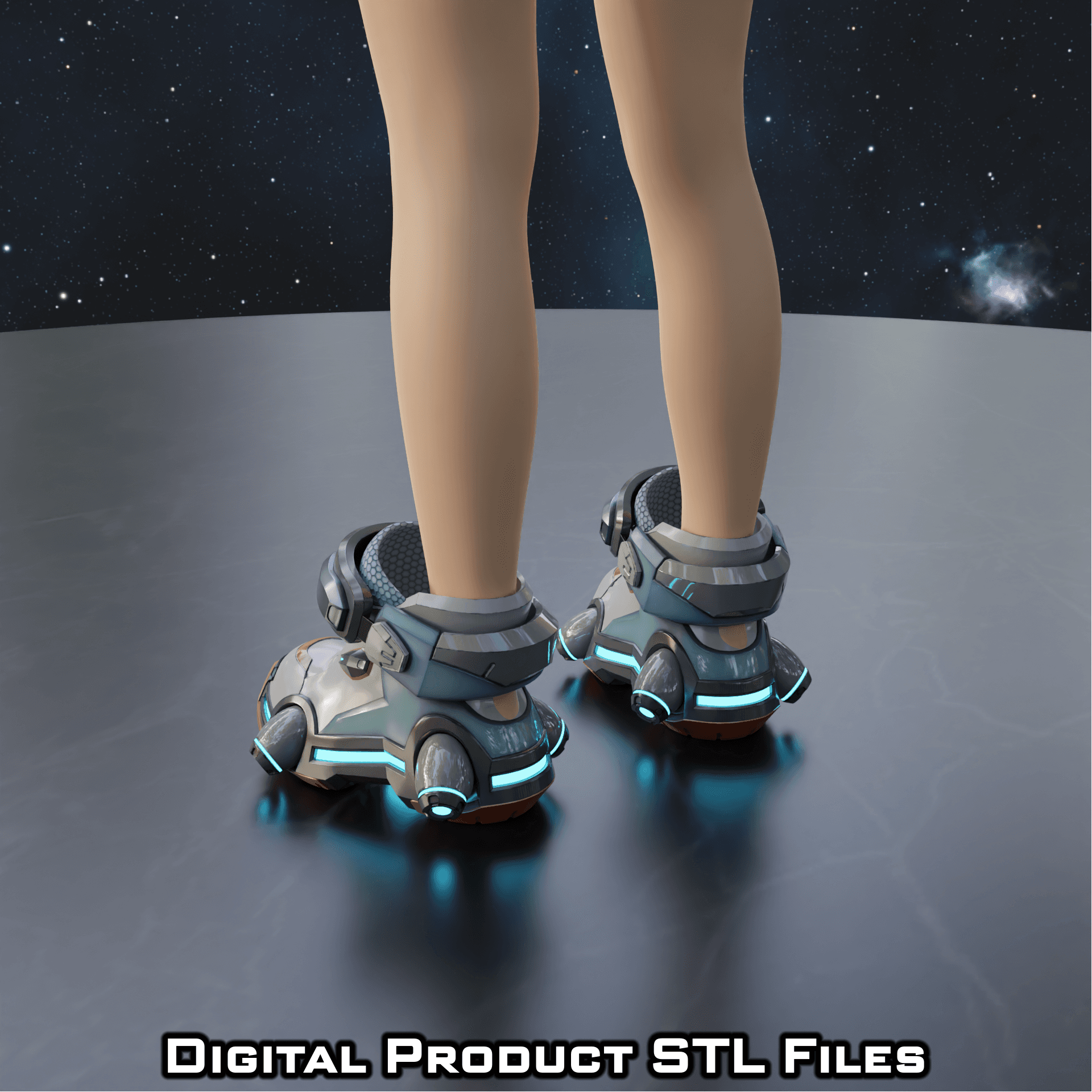 Si Fi Juno Space Ranger Boots Overwatch 2 3d model