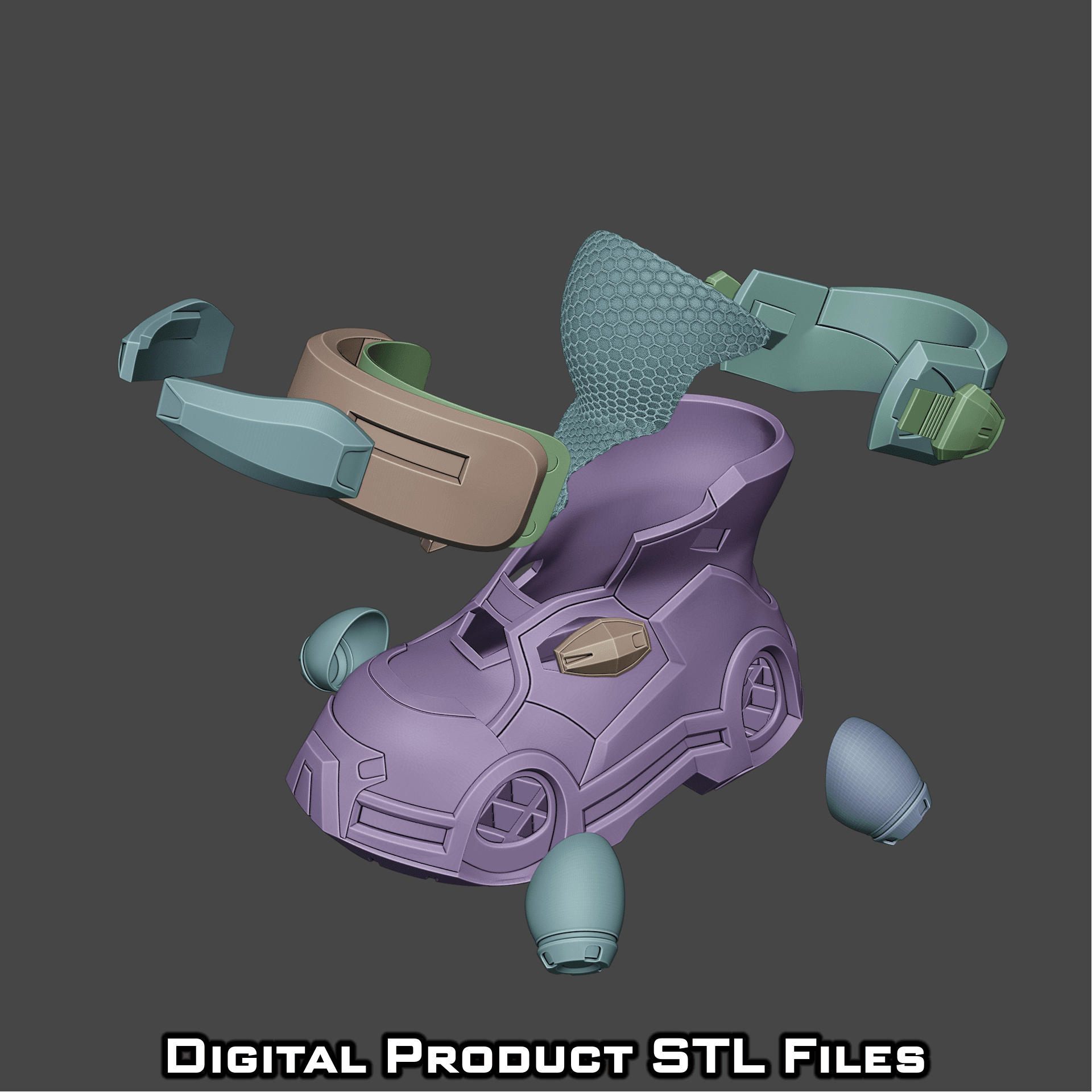 Si Fi Juno Space Ranger Boots Overwatch 2 3d model