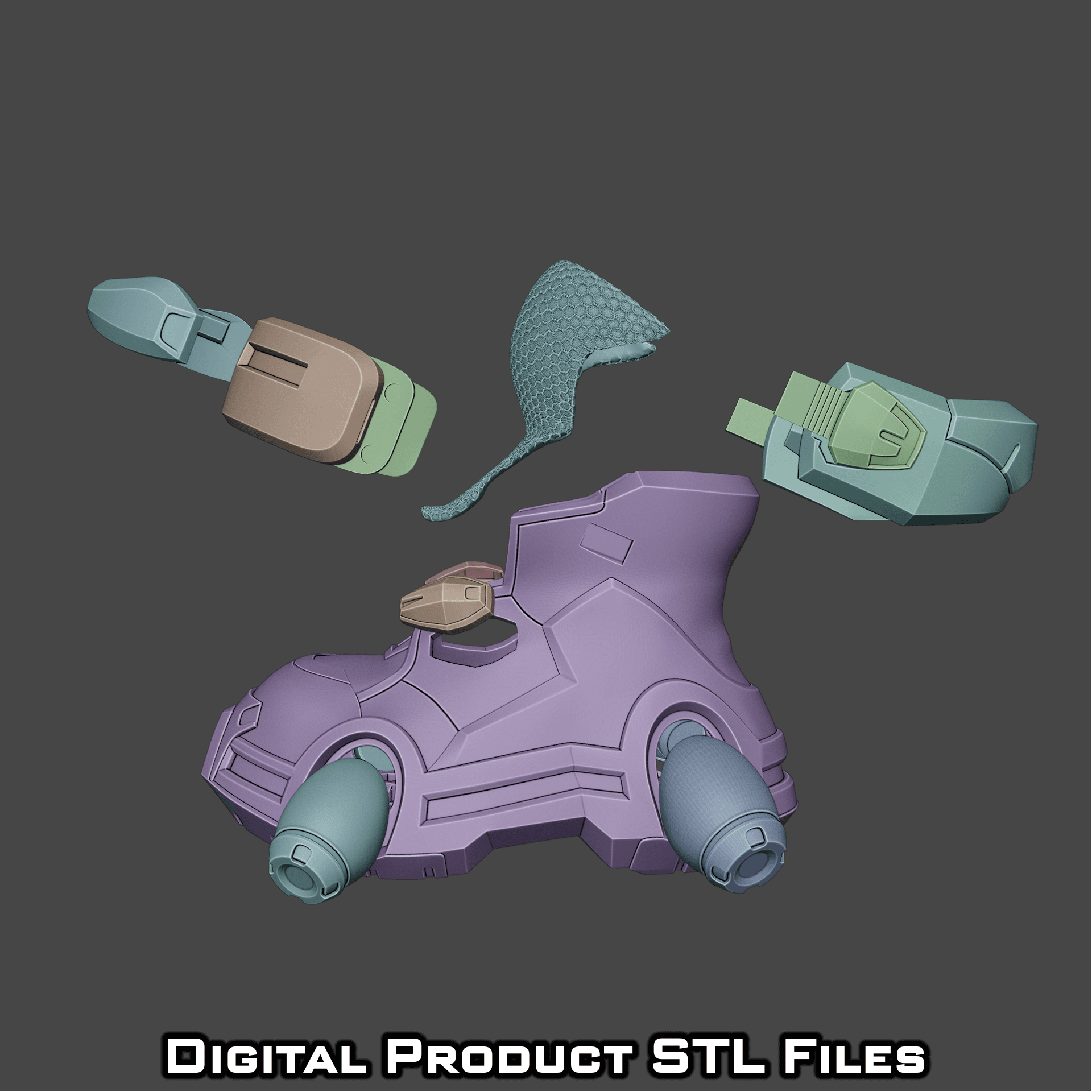 Si Fi Juno Space Ranger Boots Overwatch 2 3d model