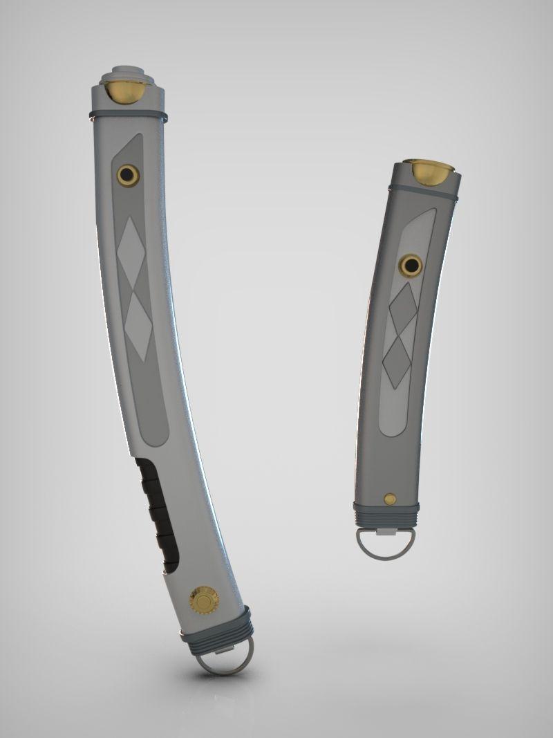 Ahsoka Tano Lightsabers 3d model