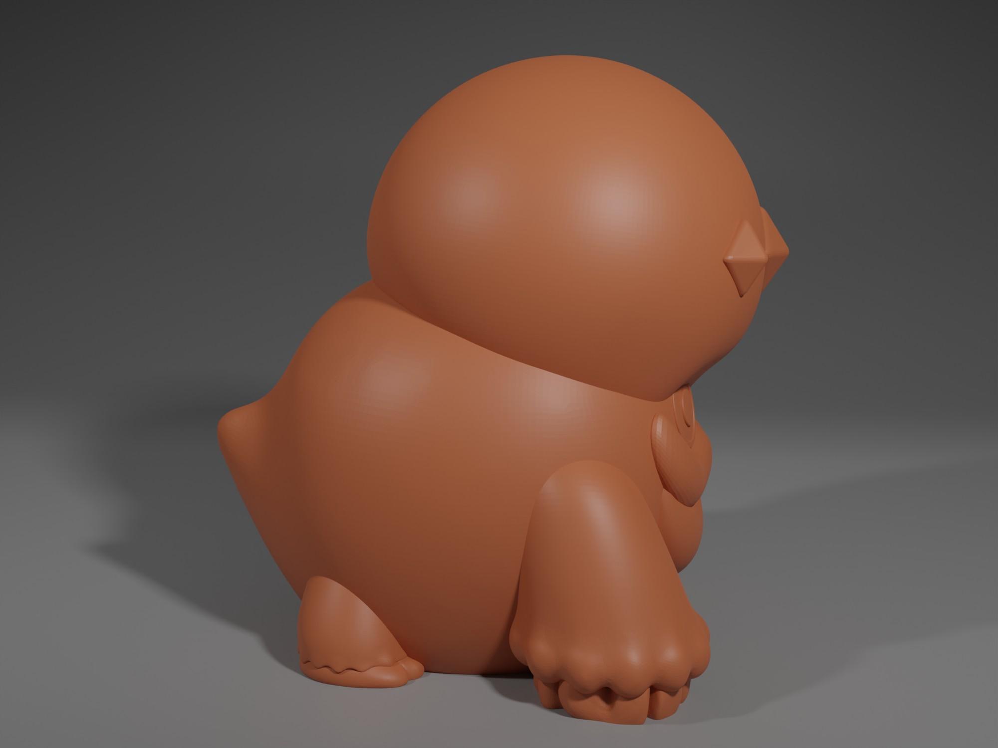 Darmantian Ice.stlDarmanitan Galarian Pokemon Figure Standard Mode in the Style of Bandai Finger Pup 3d model