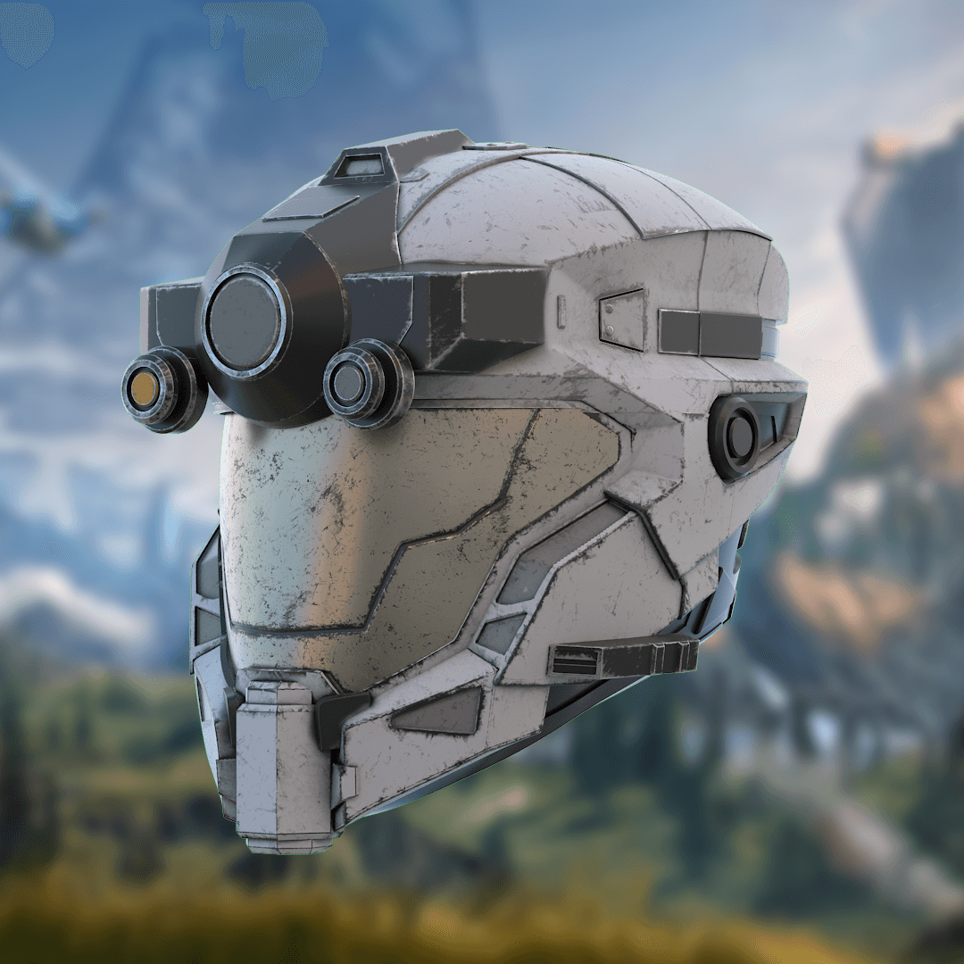 Halo Reach Operator Helmet 3d model