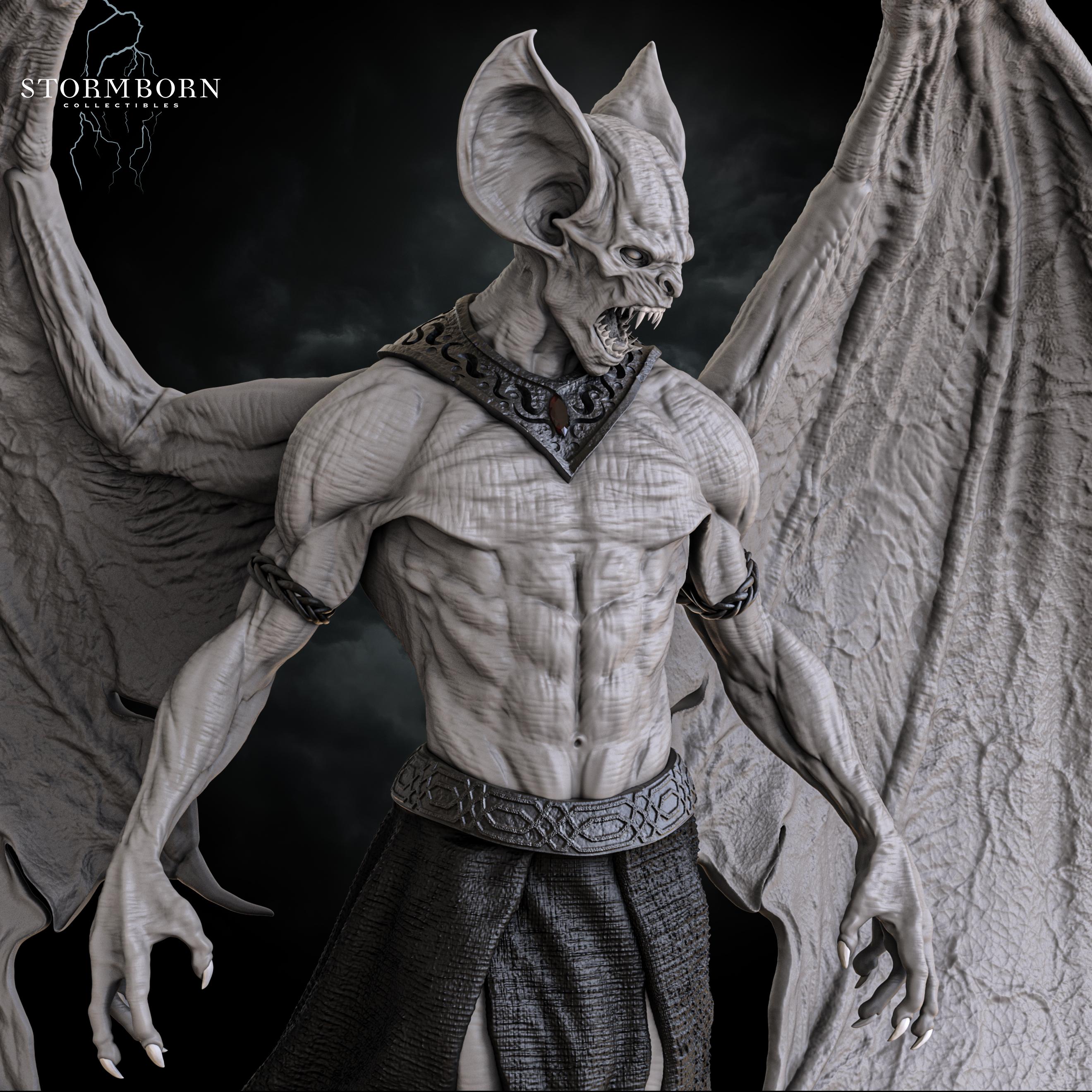 (32mm) Vampire Lord 3d model