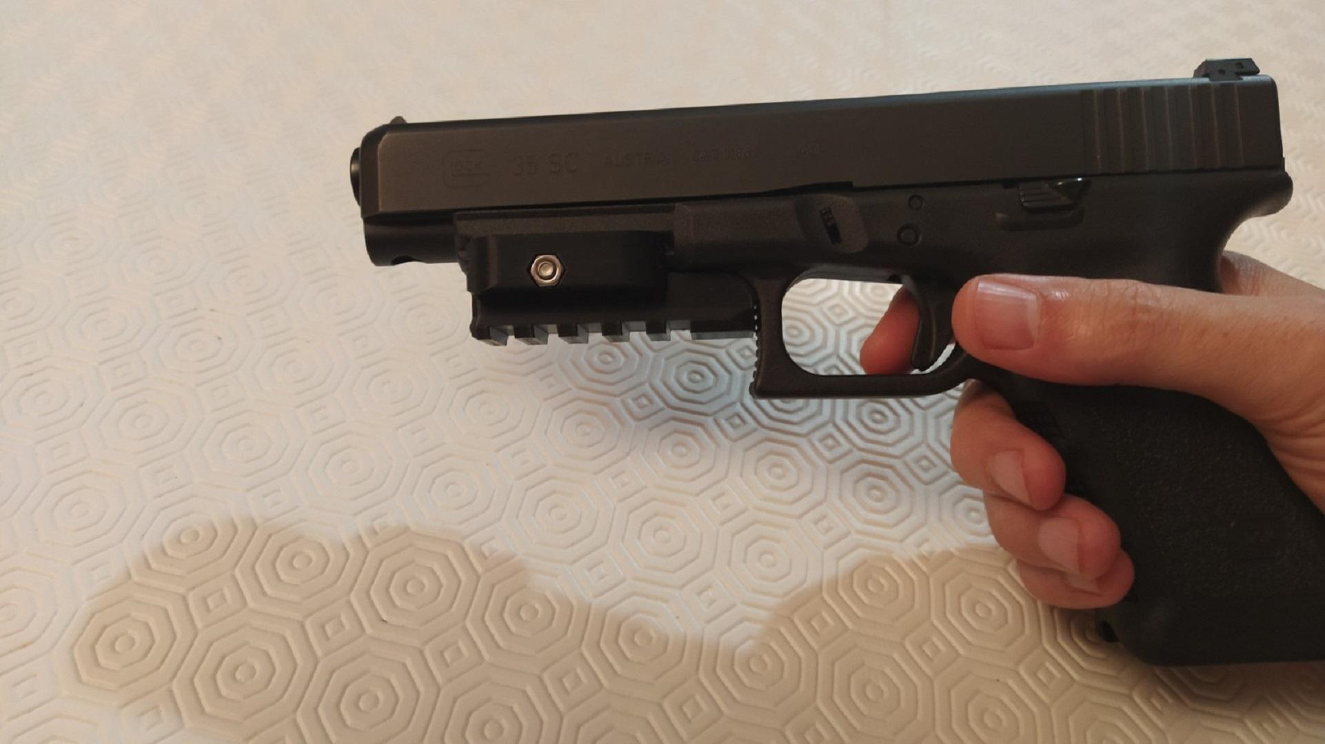 GLOCK GEN3 RAIL ADAPTERS FOR PICATINNY RAIL 3d model