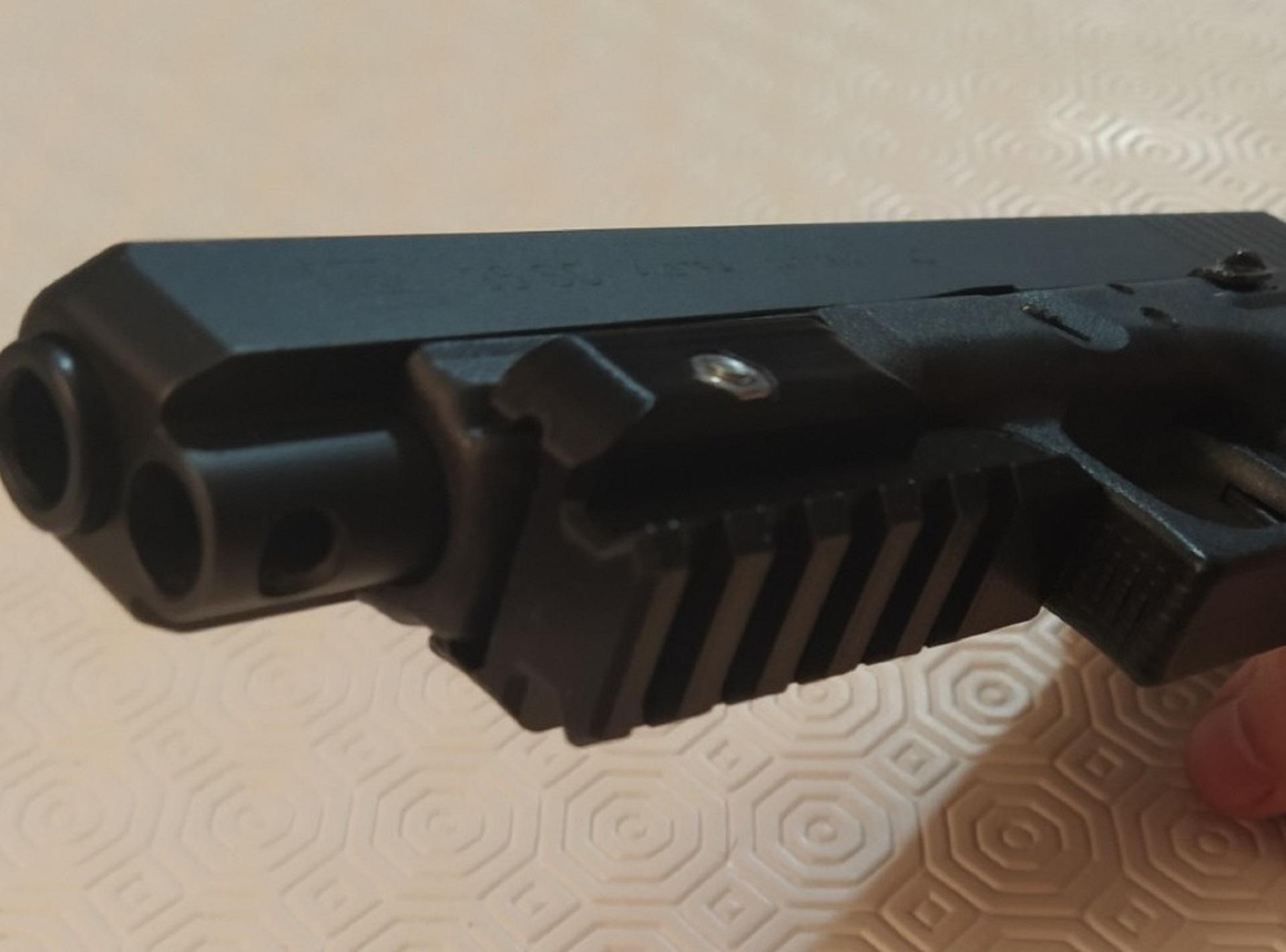 GLOCK GEN3 RAIL ADAPTERS FOR PICATINNY RAIL 3d model