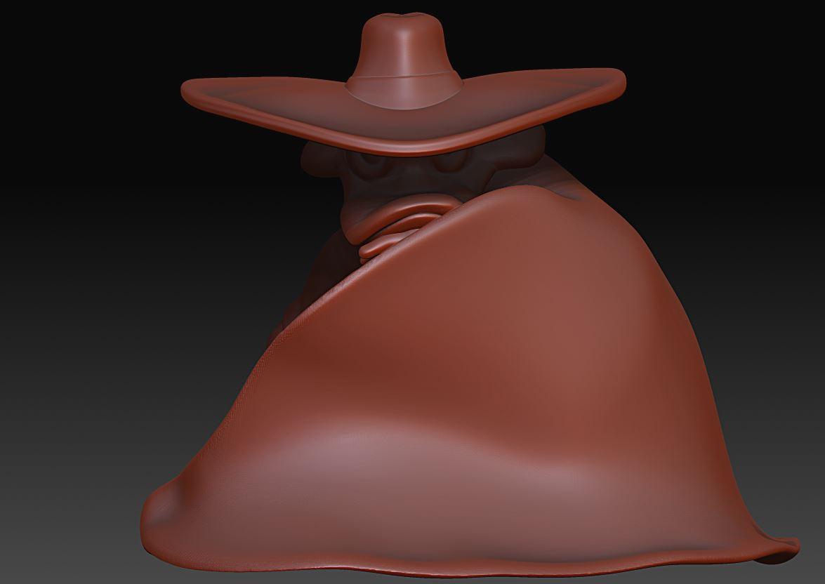 DarkWing Duck Dark Narration Pose 3d model