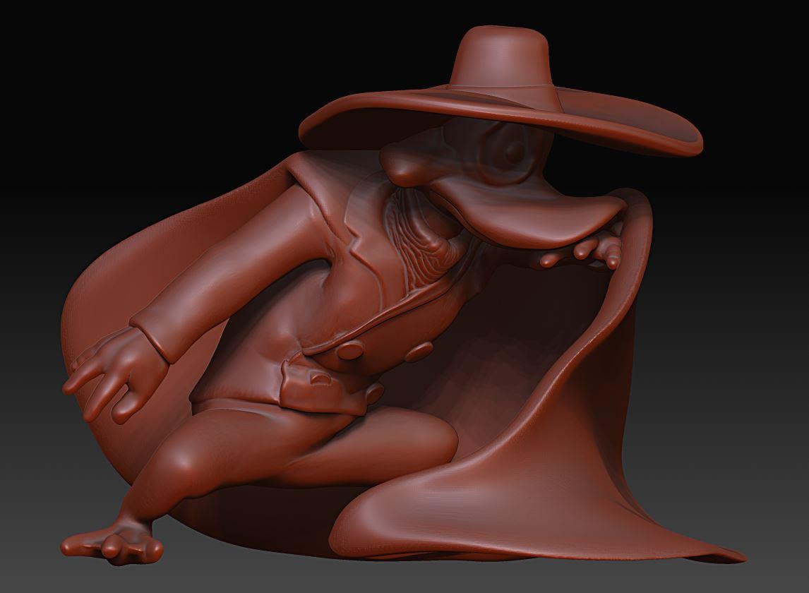 DarkWing Duck Dark Narration Pose 3d model