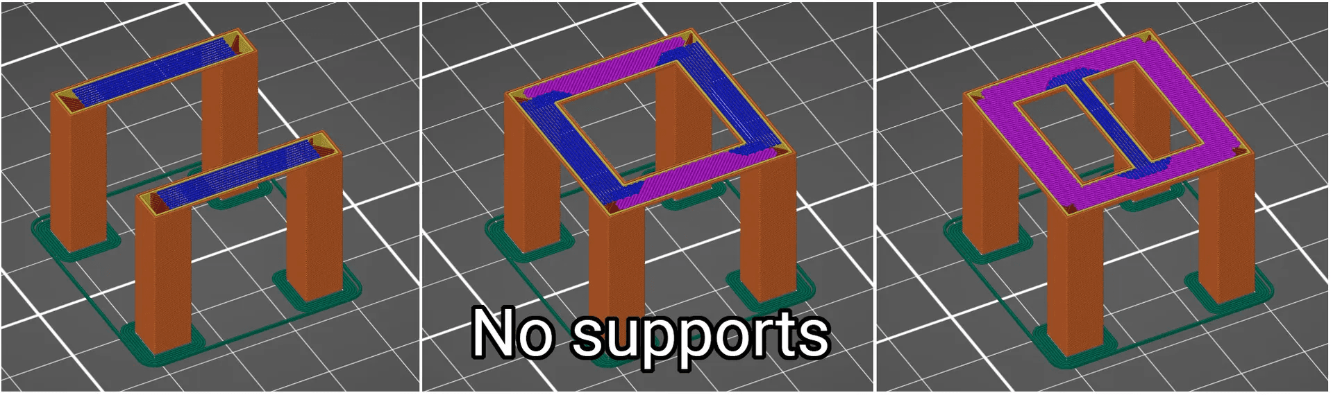 Chair stacking game - No supports 3d model