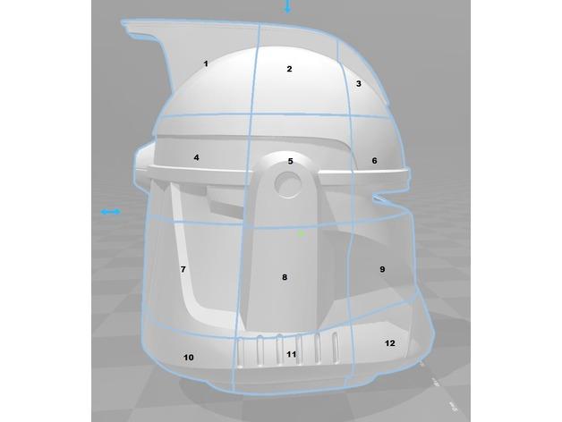 Clone Trooper Helmet Phase 1 Star Wars 3d model