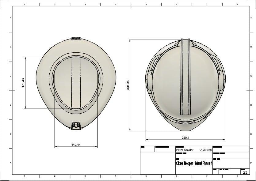 Clone Trooper Helmet Phase 1 Star Wars 3d model