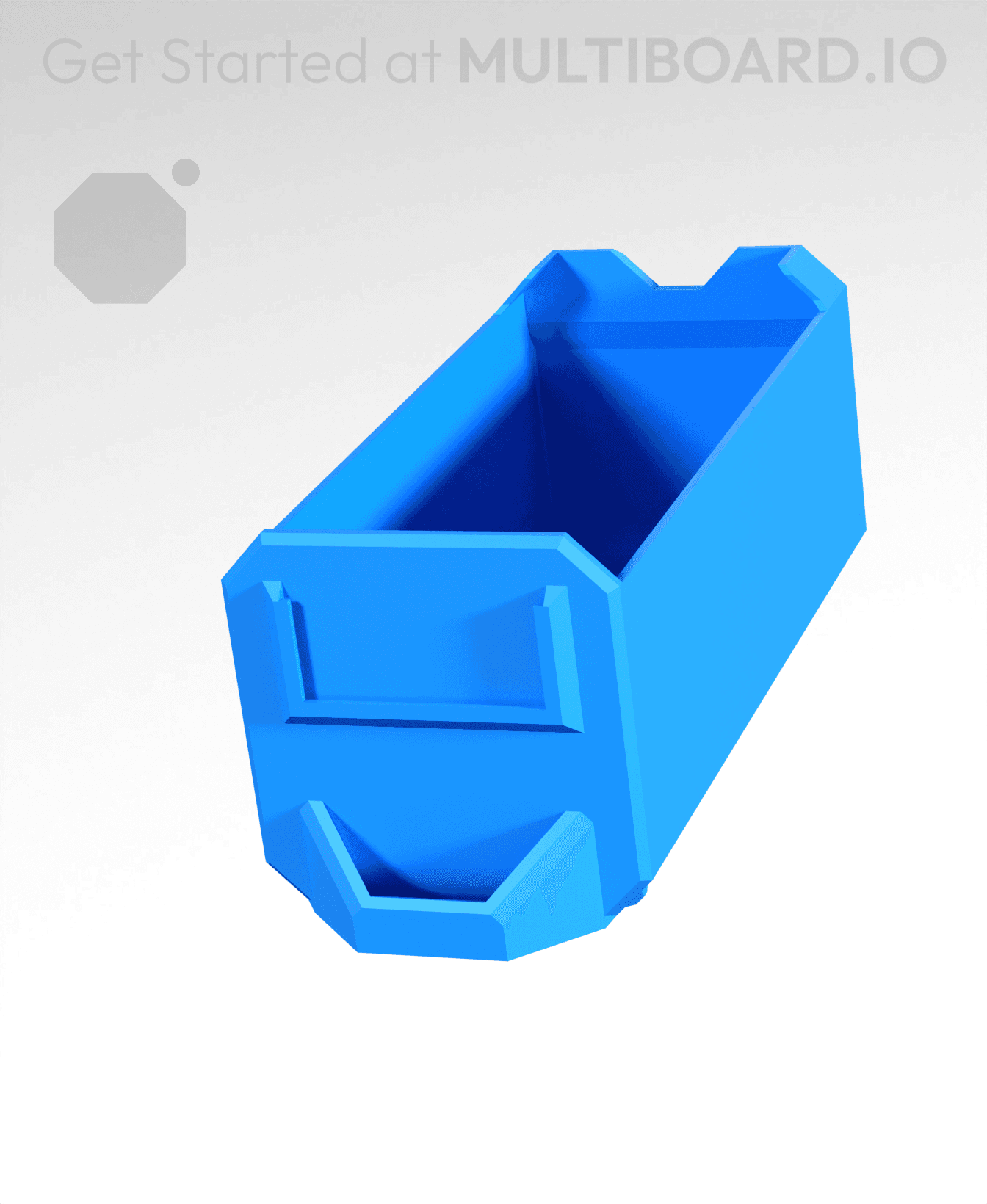 1x1x2-Deep - Multibin Simple Drawer 3d model