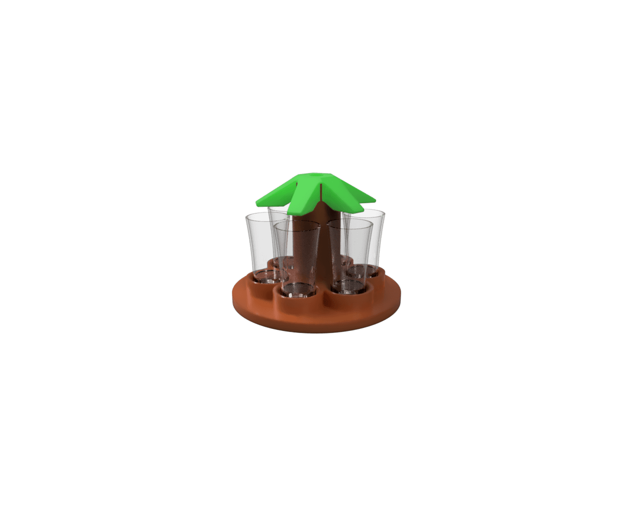 Coconut Shot Dispenser  3d model