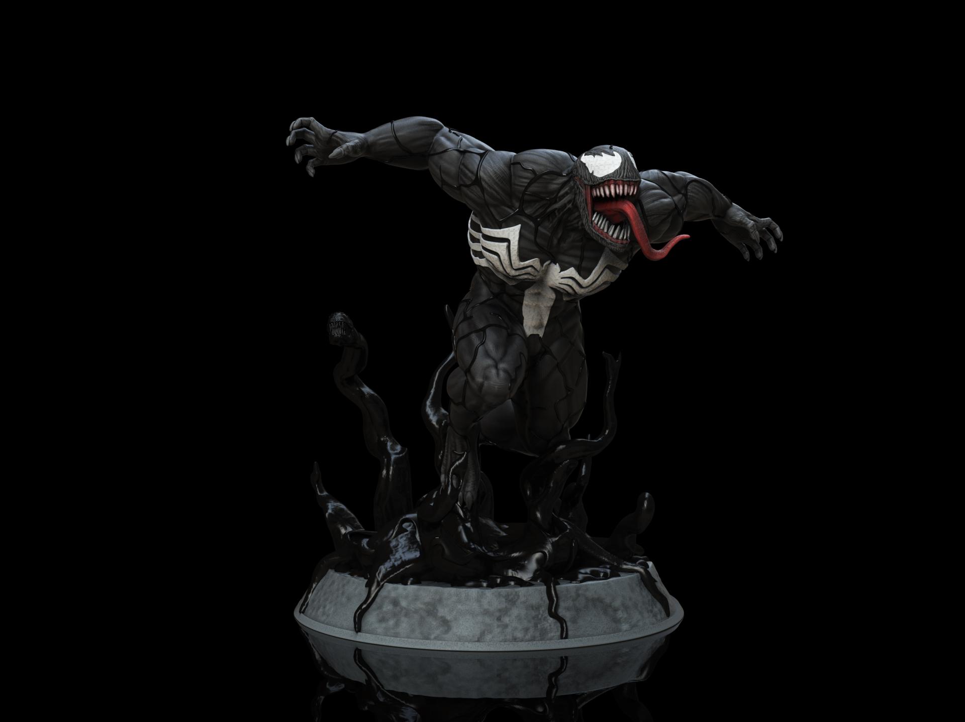 Venom Figure 3d model