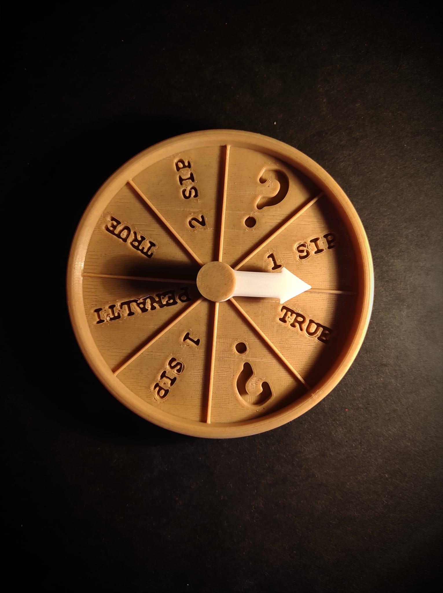 Customizable  Spinning Wheel 3d model