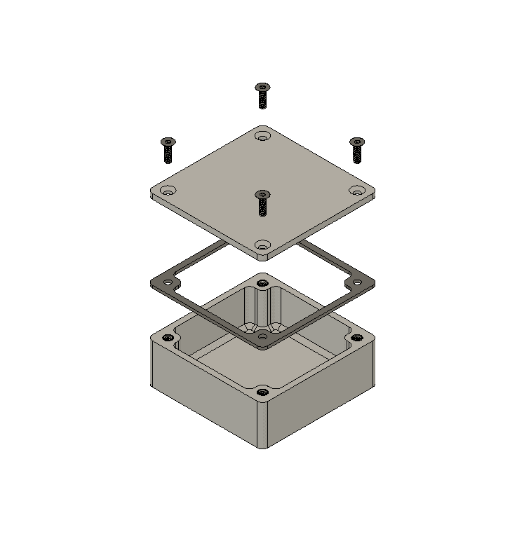 Box bottom 60x60x20.stl 3d model