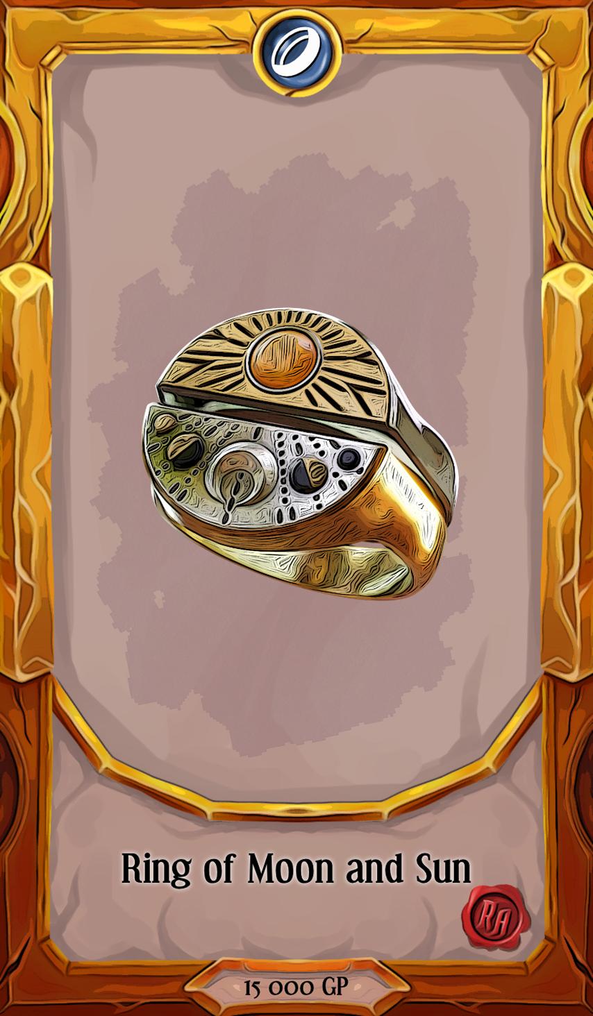 Ring of Moon and Sun 3d model