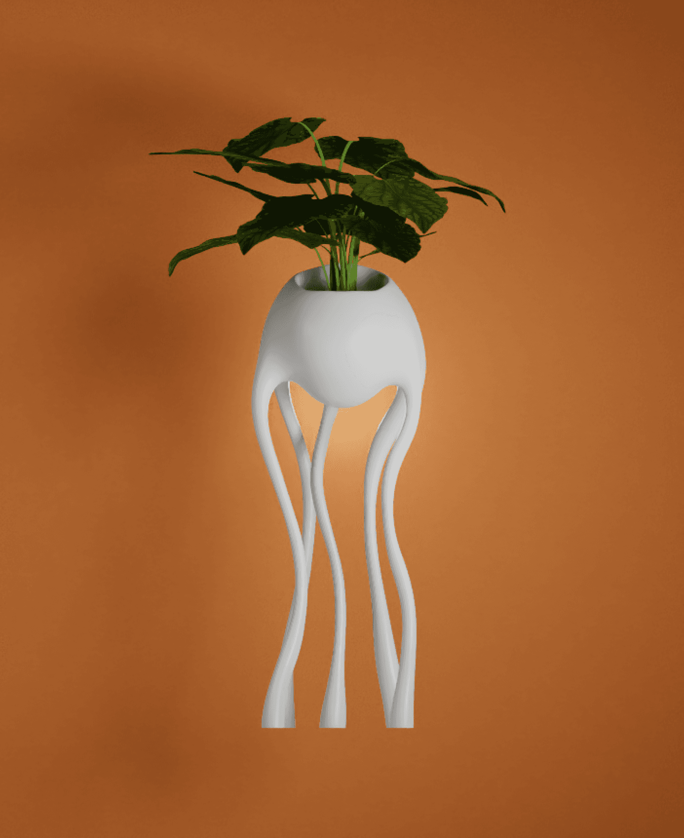 Tiptoe ~ Planter ~ V6 3d model