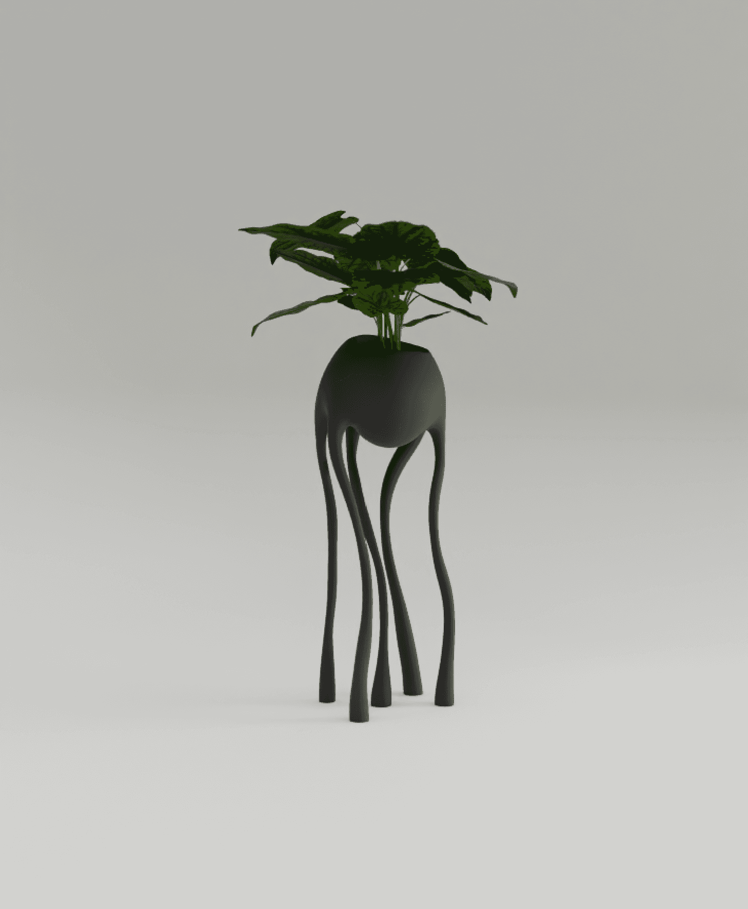 Tiptoe ~ Planter ~ V6 3d model