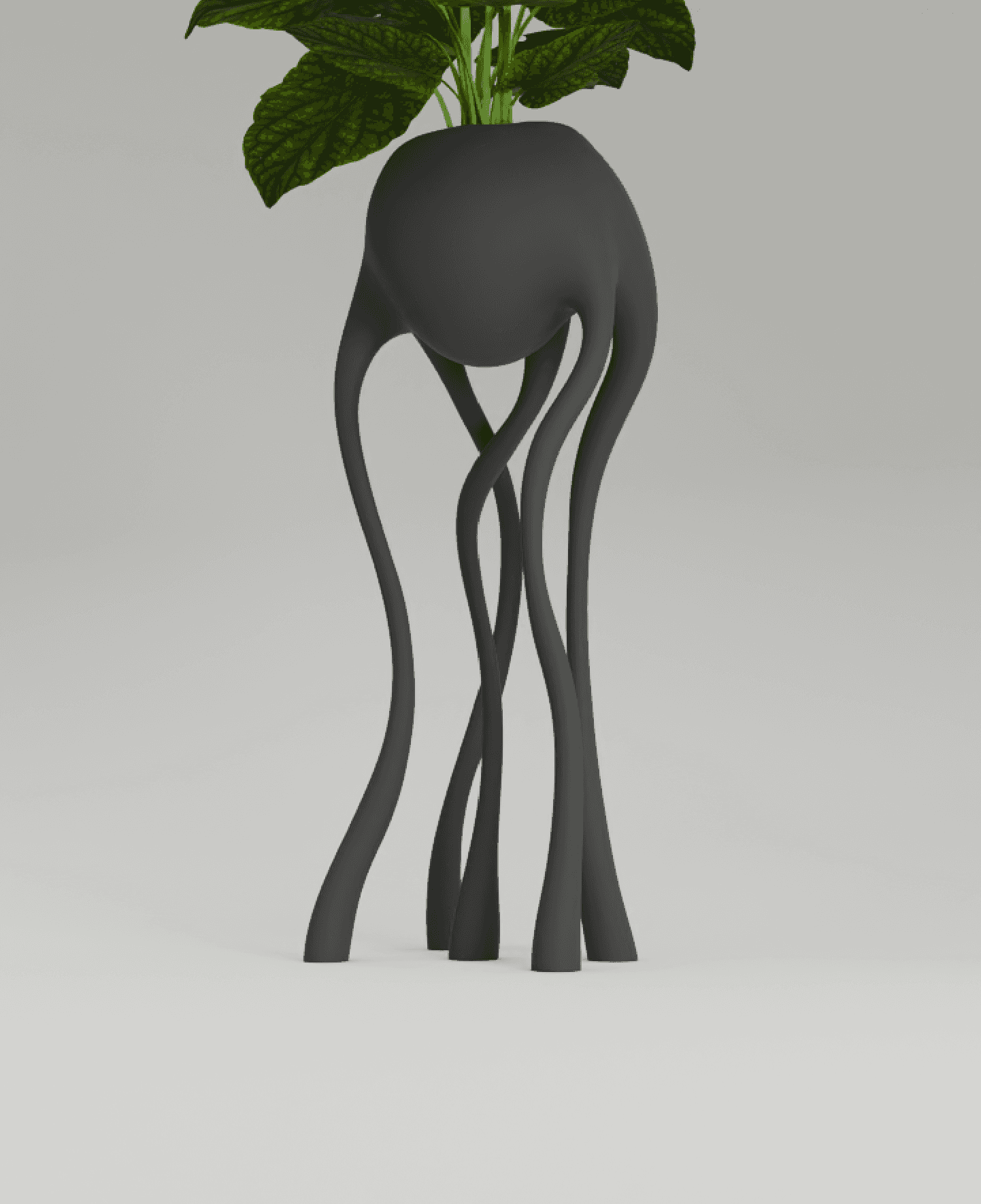 Tiptoe ~ Planter ~ V6 3d model