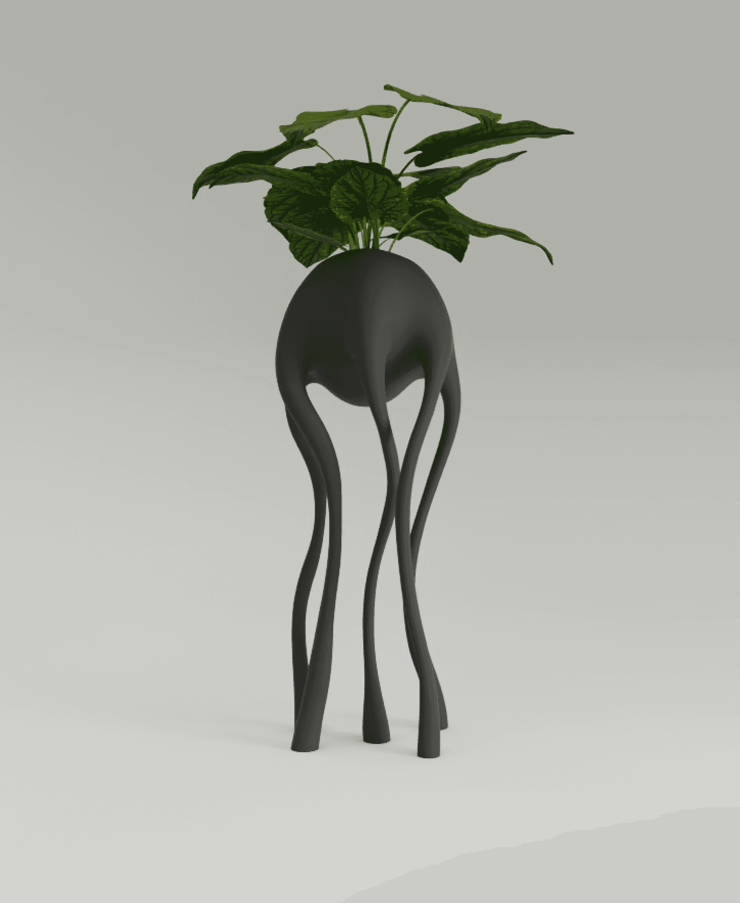 Tiptoe ~ Planter ~ V6 3d model