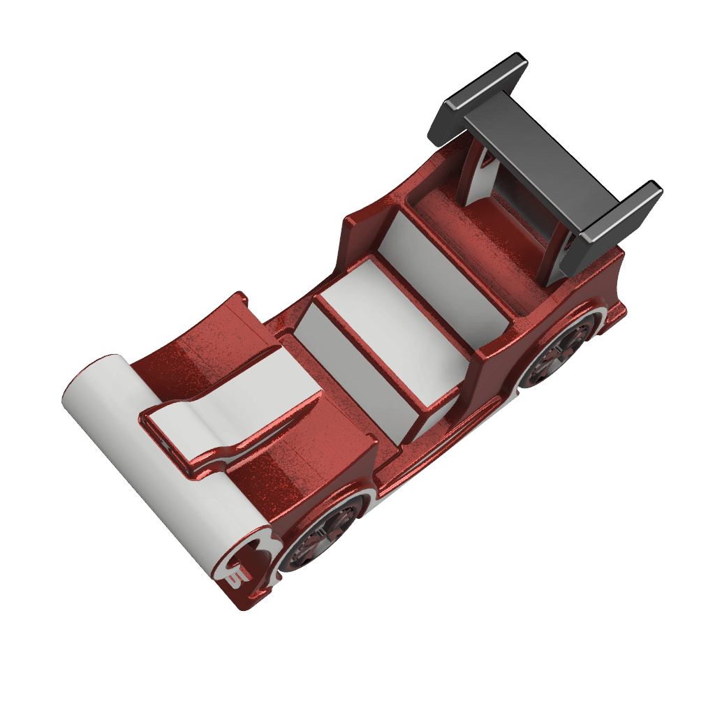 Custom santa's sleigh 3d model