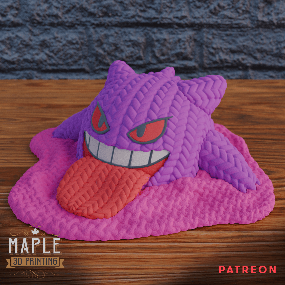 Knit Gengar - Pokemon - Support Free 3d model