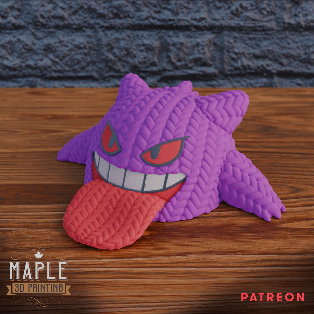 Knit Gengar - Pokemon - Support Free 3d model