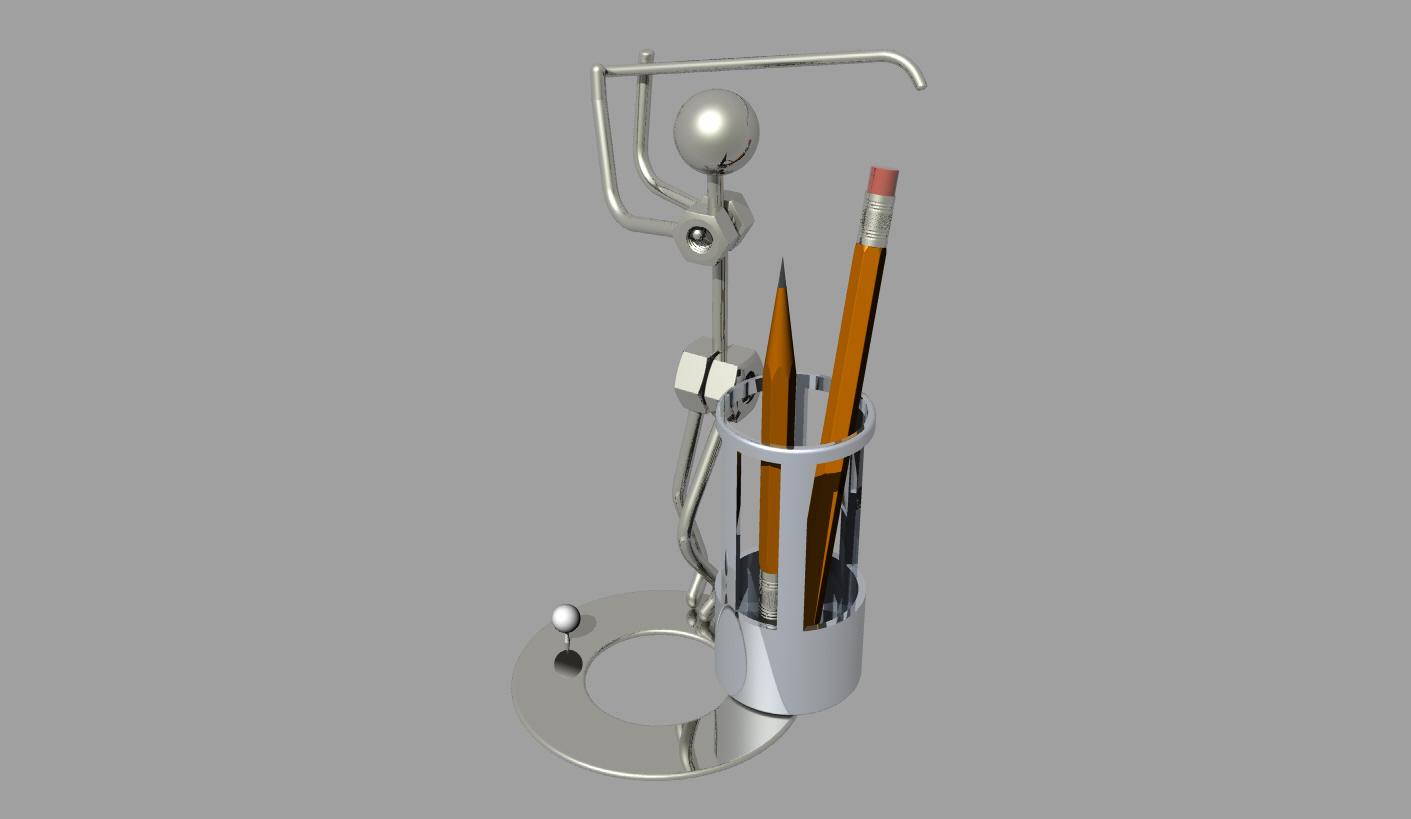 Pen holder 3d model