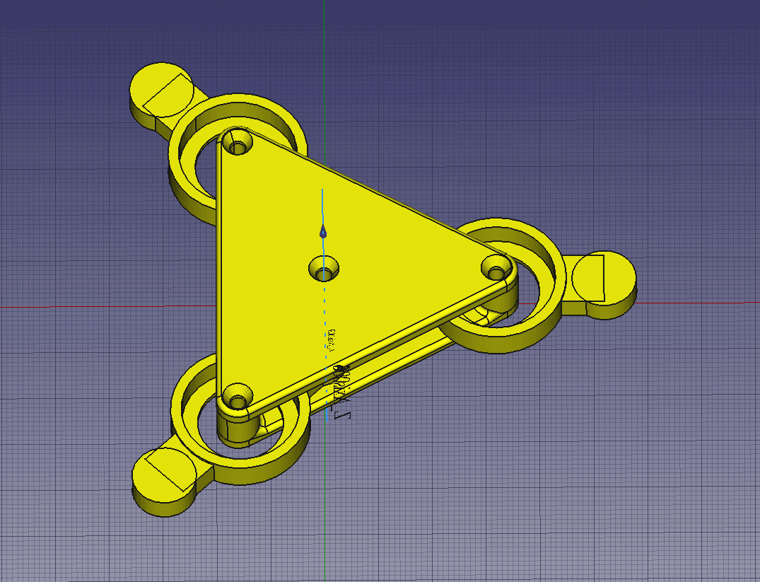 Super Triangle Slinger Fidget   3d model