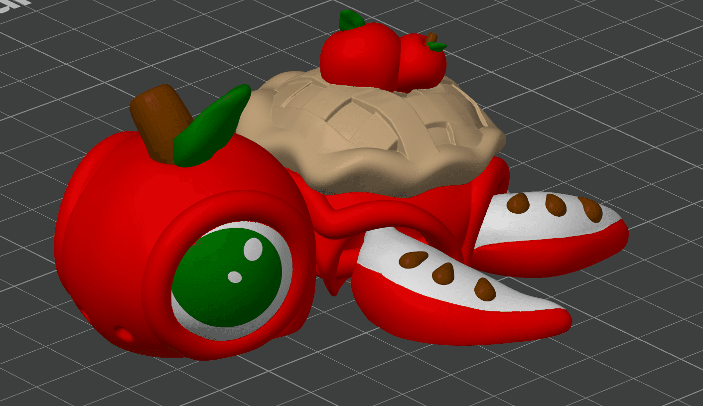 Mac - Apple Pie Turtle 3d model