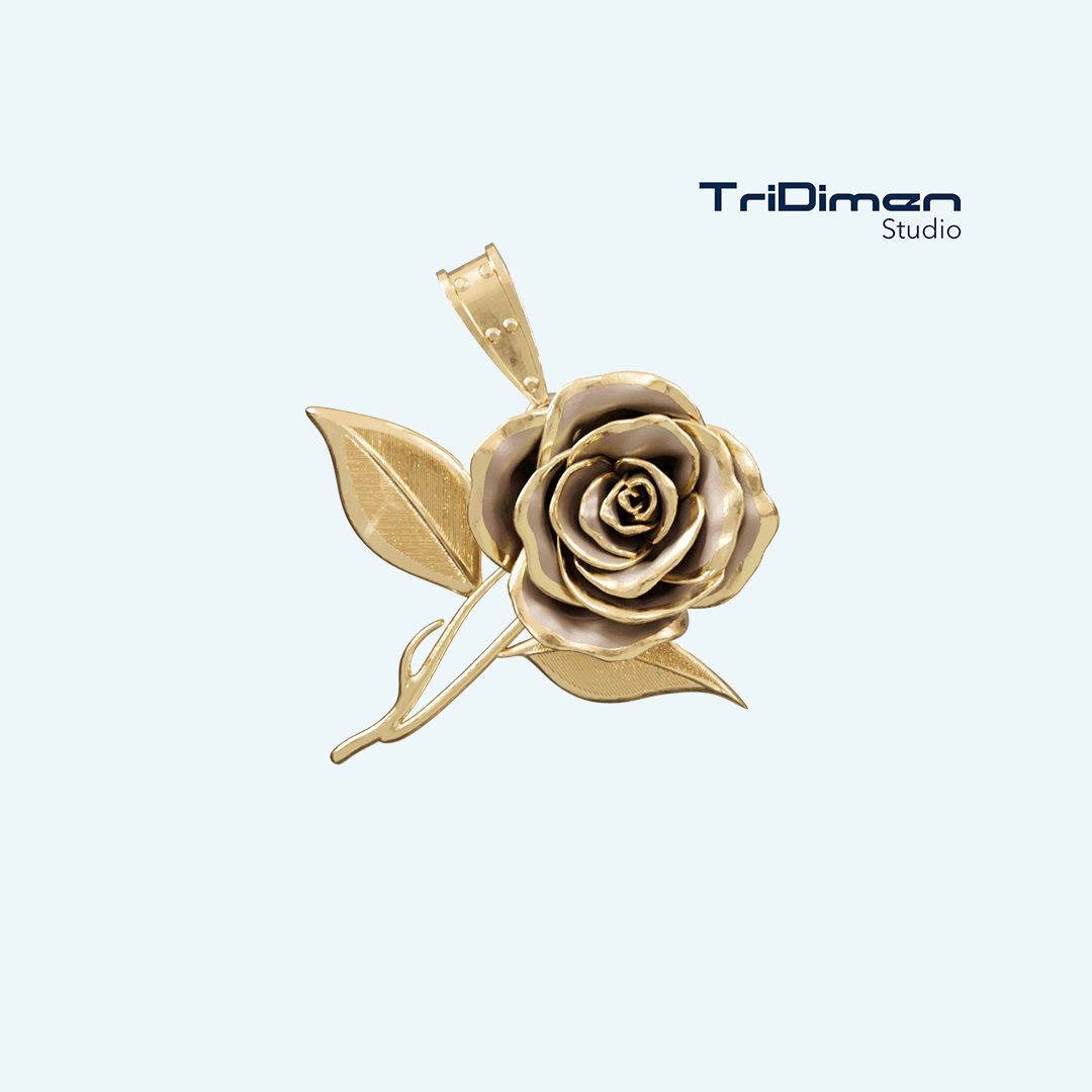 Rose Pendant  3d model