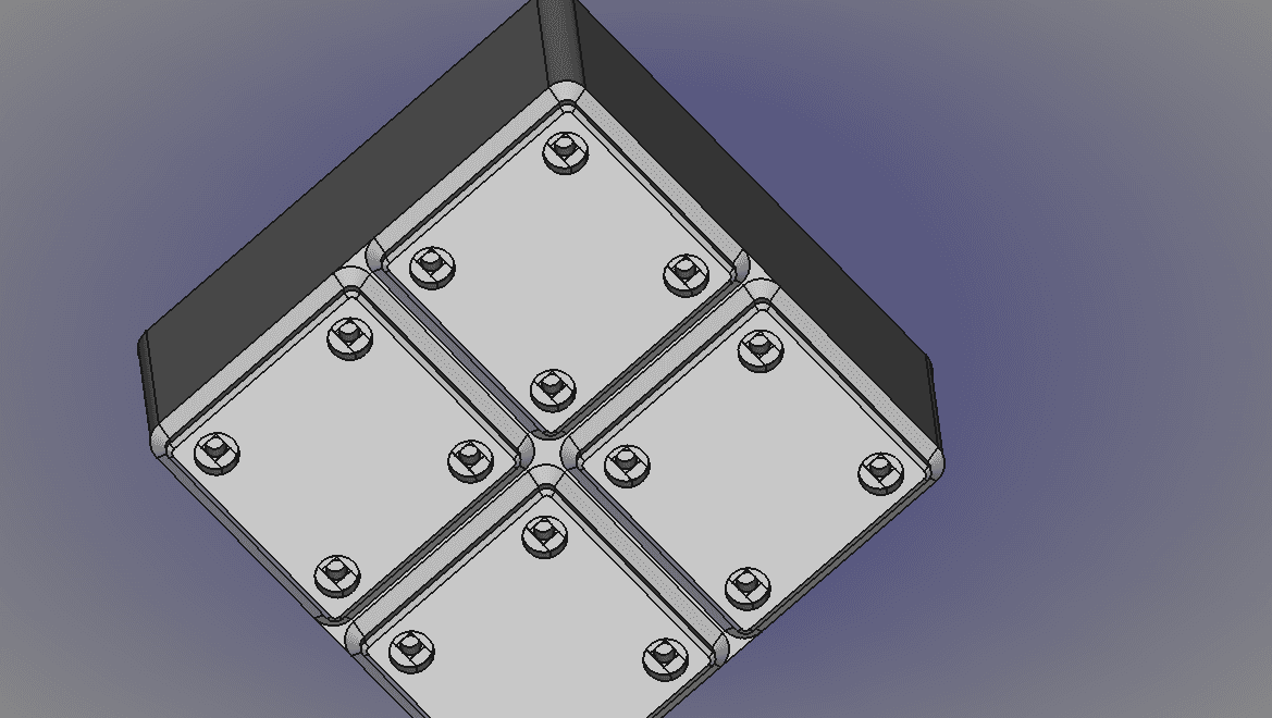 FreeCAD Gridfinity Parametric Bin Blank.stl 3d model