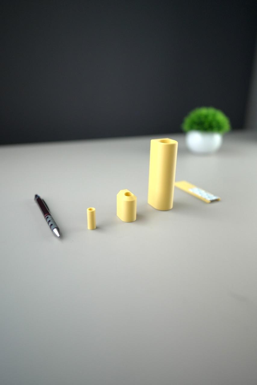 Wall Pen Holder, with suspension spring 3d model