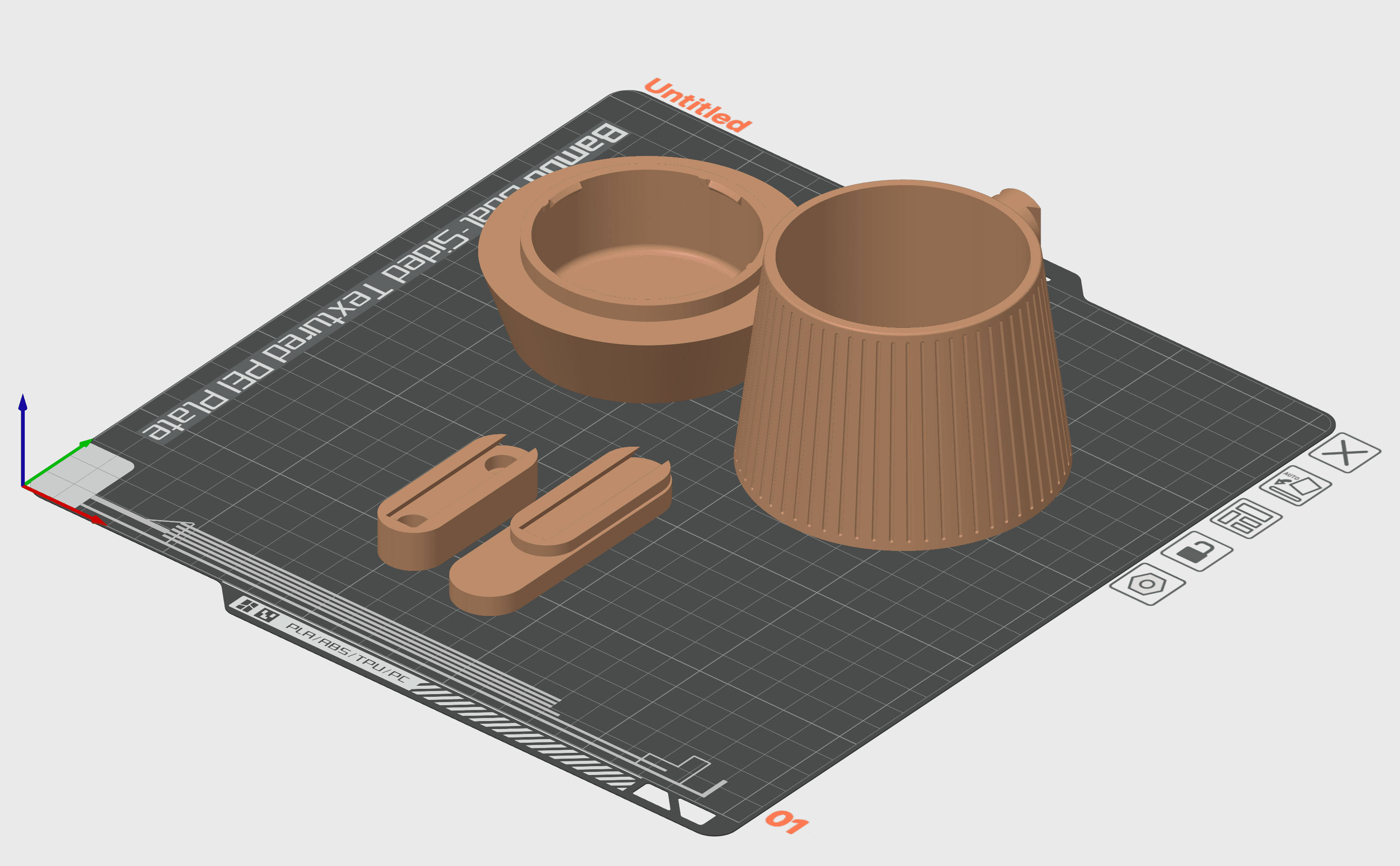 MCM Planter 3d model