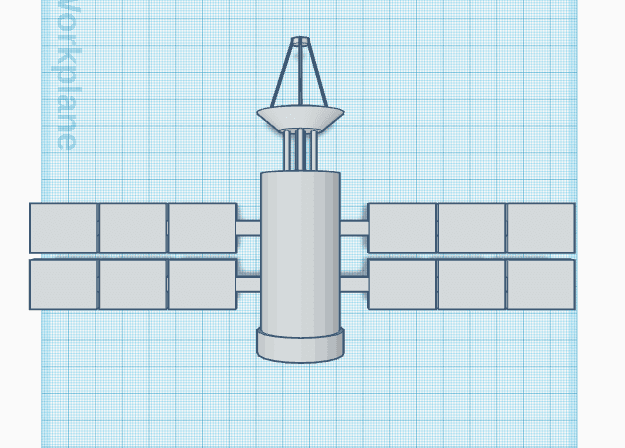 Satelite 3d model