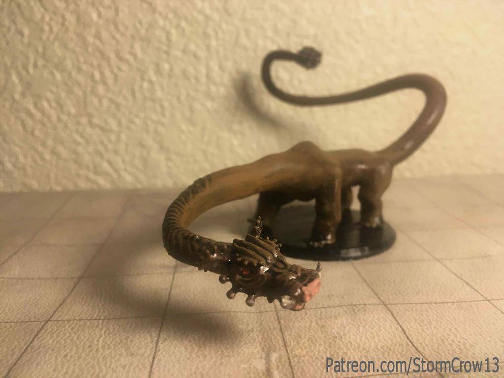 1st ED AD&D Catoblepas 3d model