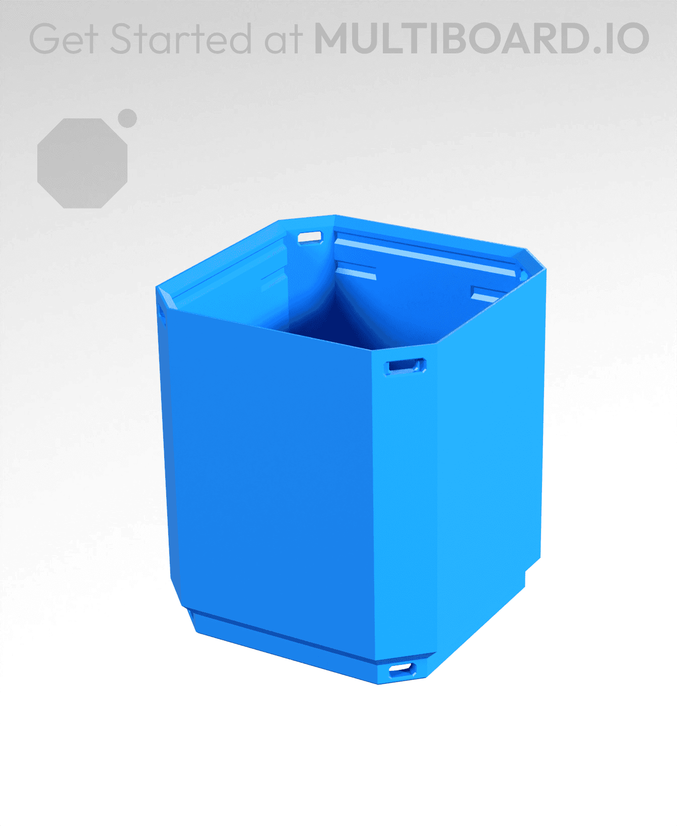 1x1x1, Thread Base, Multigrid Bin 3d model