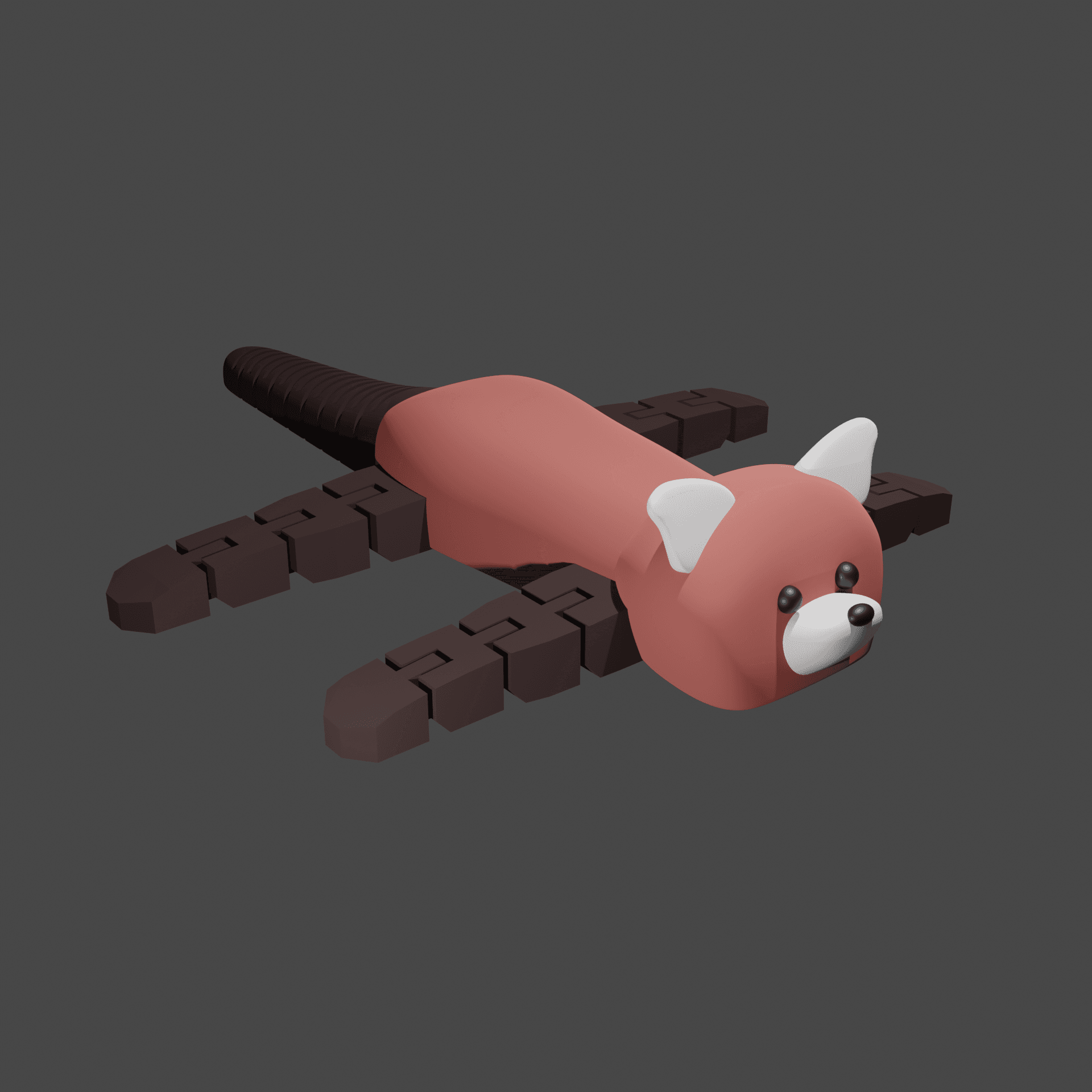 Red Panda - Fidget Creature 3d model