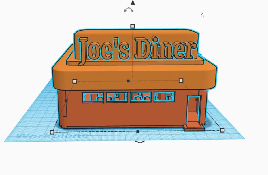 Diner 3d model