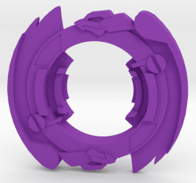 BEYBLADE NIGHTMARE FALBORG | COMPLETE | NIGHTMARE SERIES 3d model