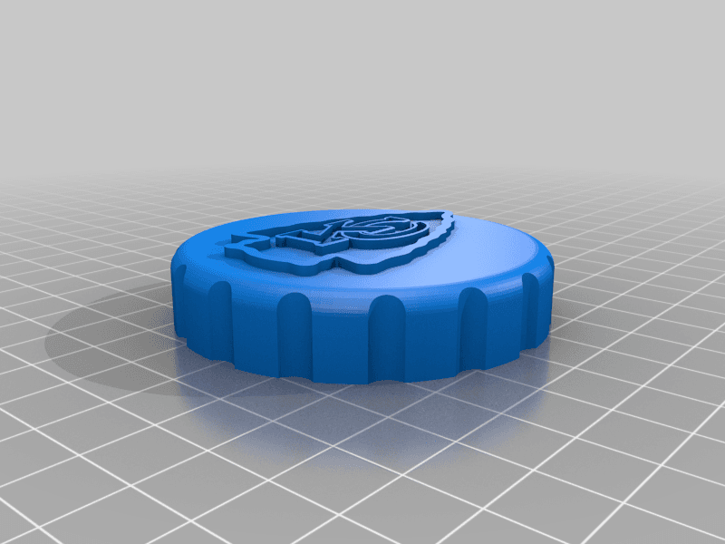 KC Chiefs - Stash Jar Lid 3d model