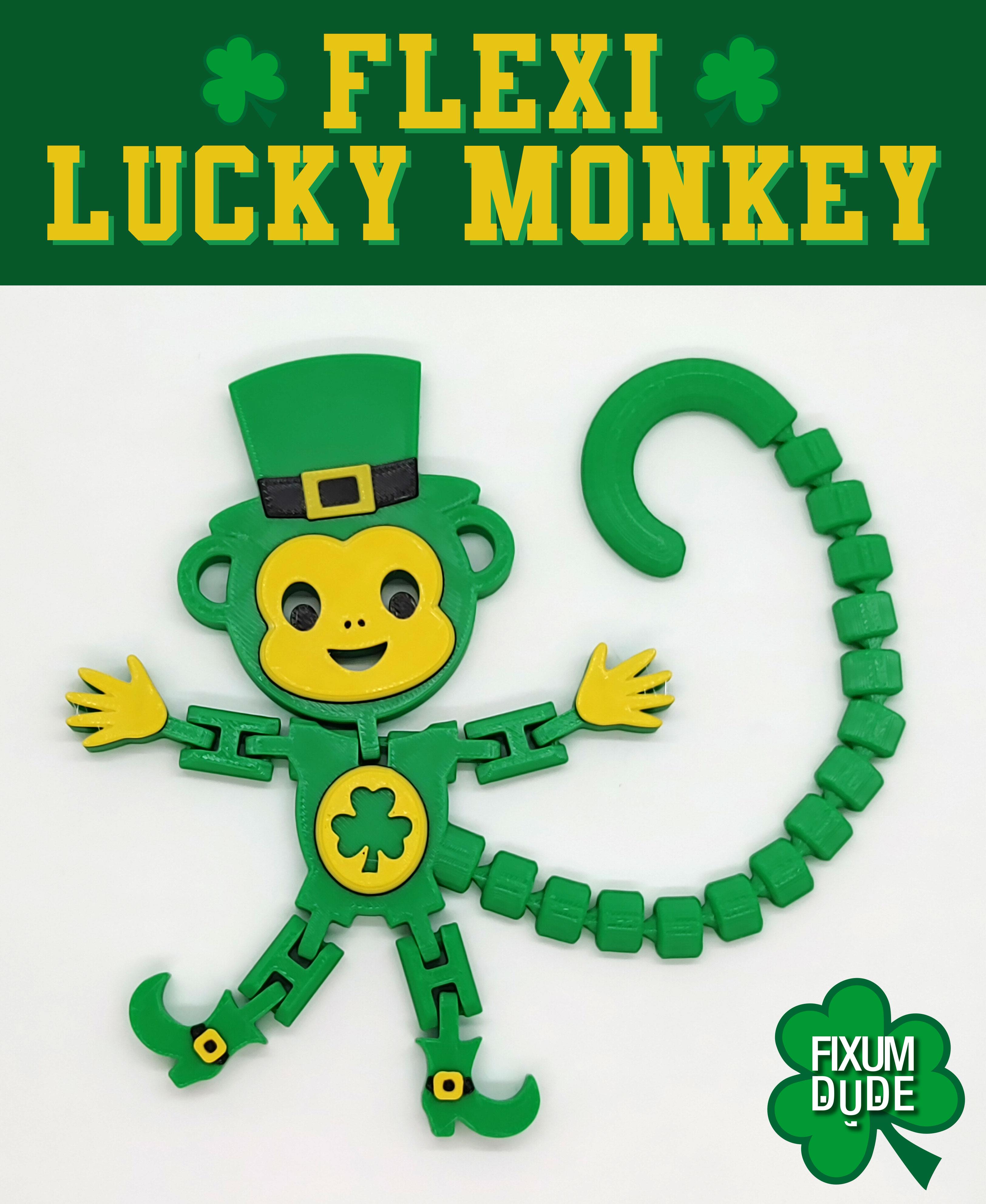 Flexi Lucky Monkey 3d model