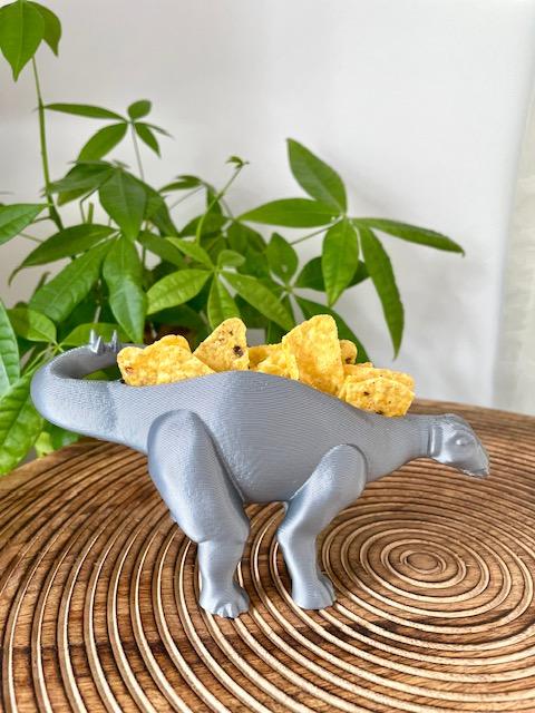 Nachosaurus Snack Dish / Stegosaurus Dinosaur 3d model