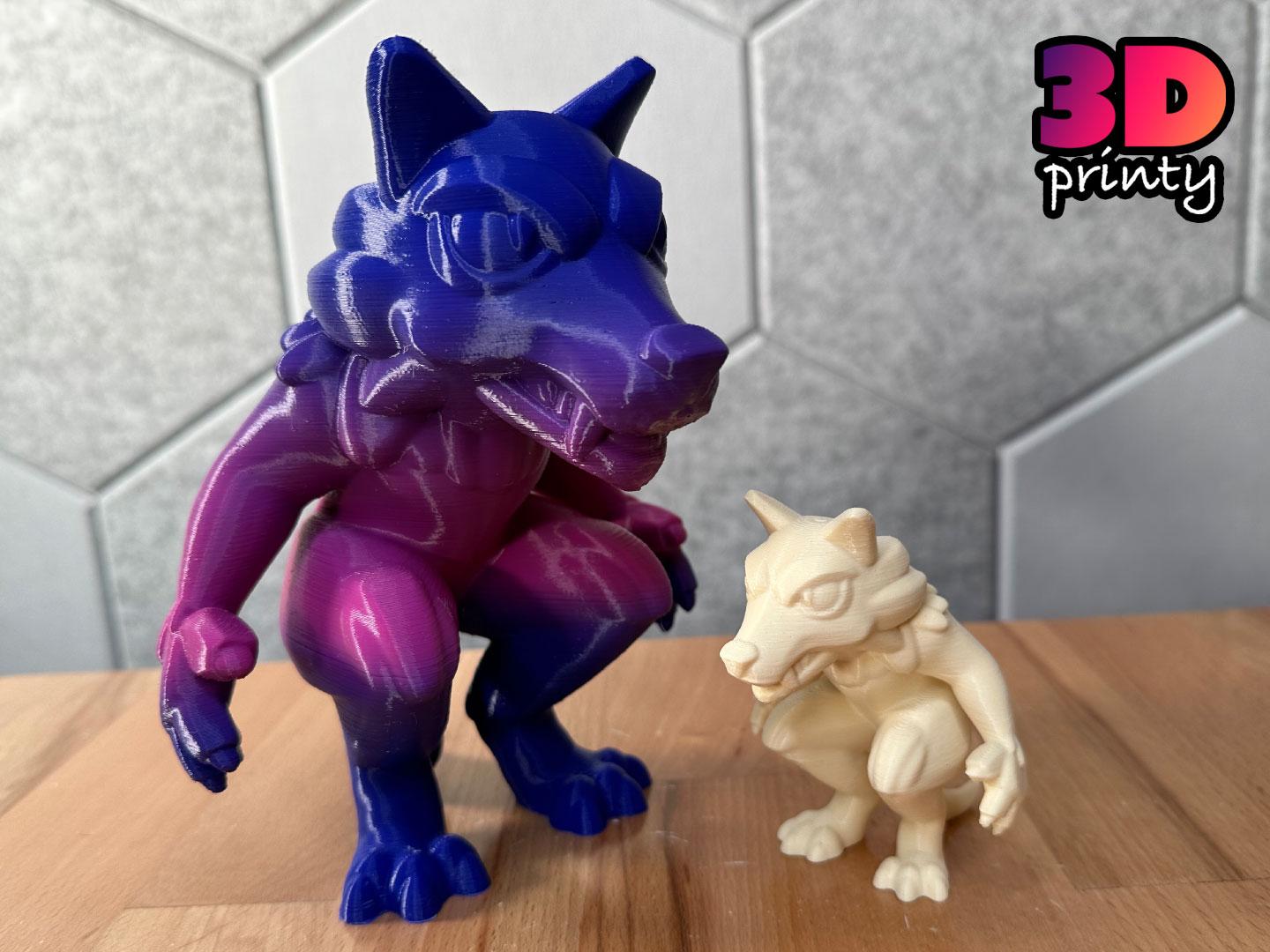 Mini Werewolf - Sculptember Model #4 3d model