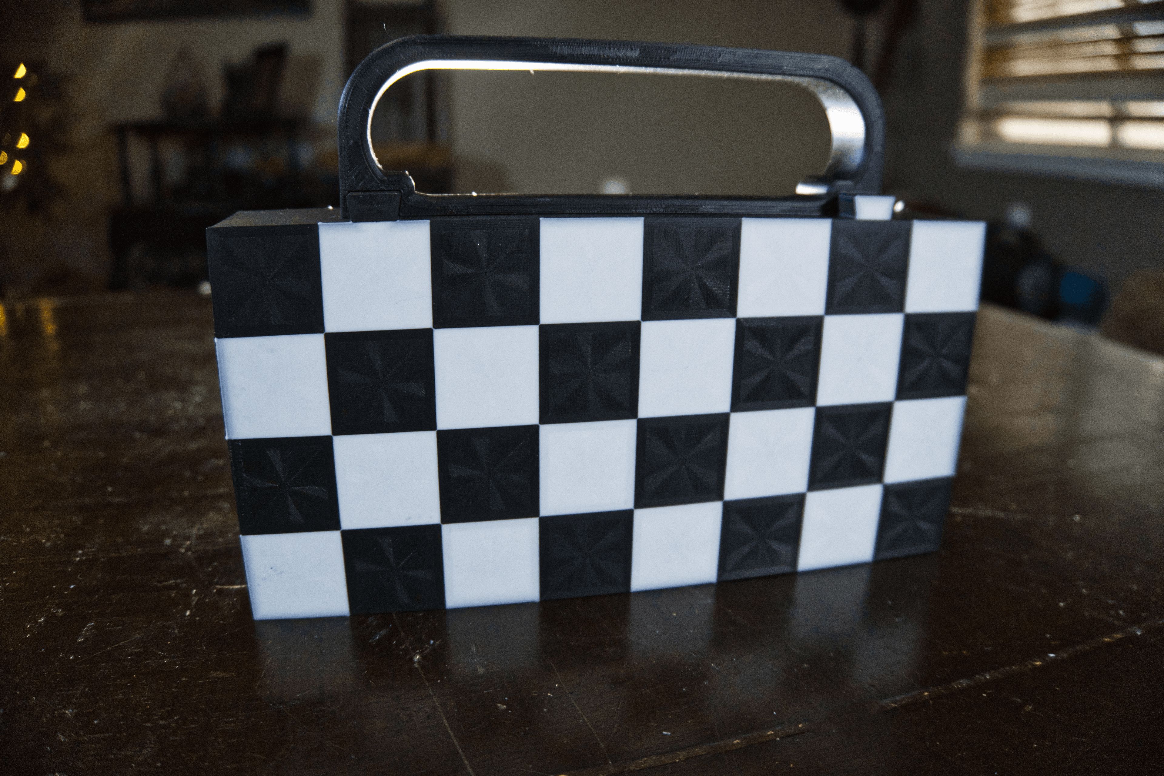 Overengineered Portable Chess Board 3d model