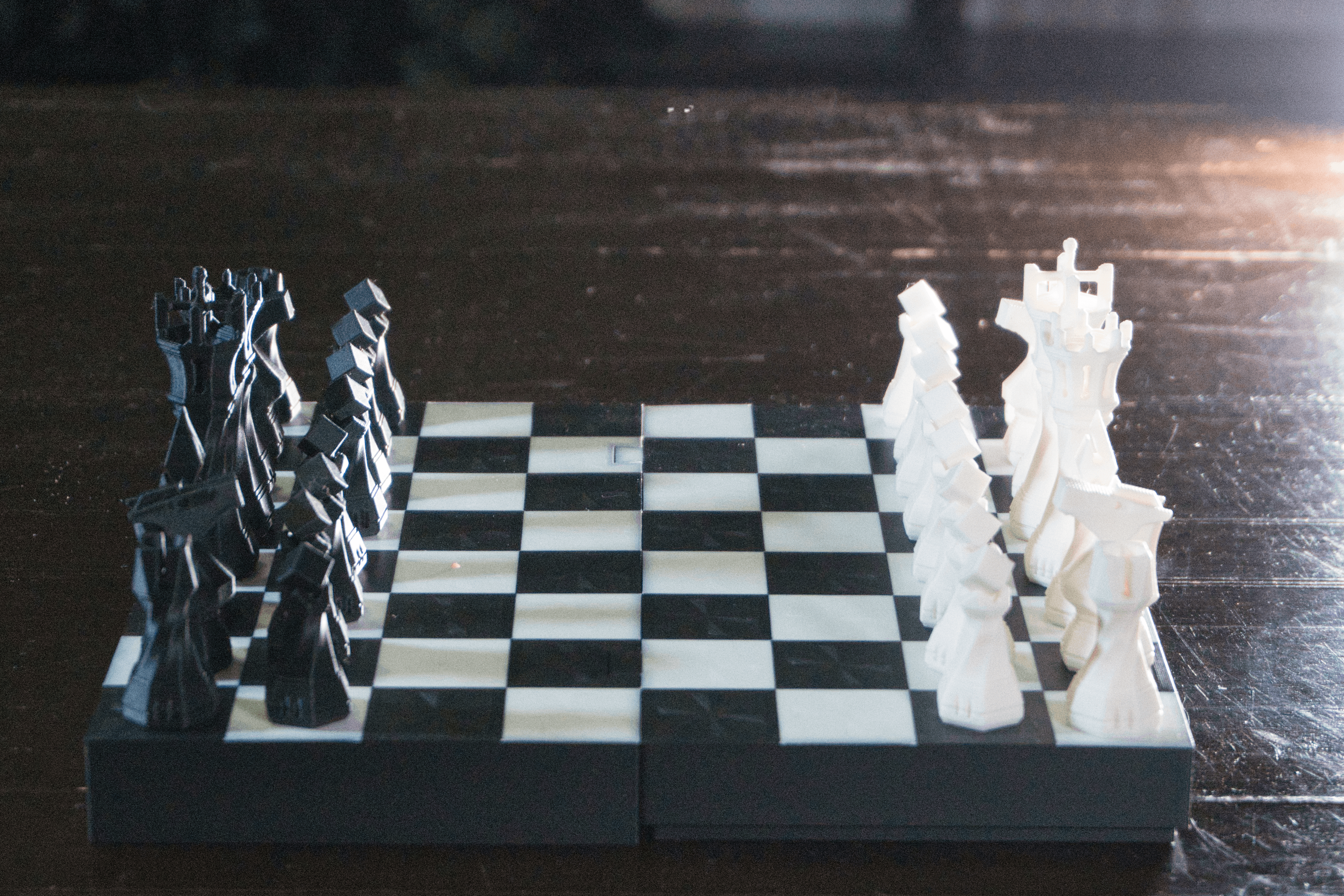 Overengineered Portable Chess Board 3d model
