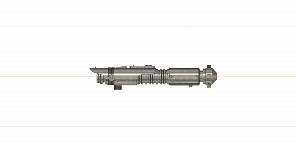 Derelict Lightsaber Hilt from Star Wars: The Od Republic 3d model