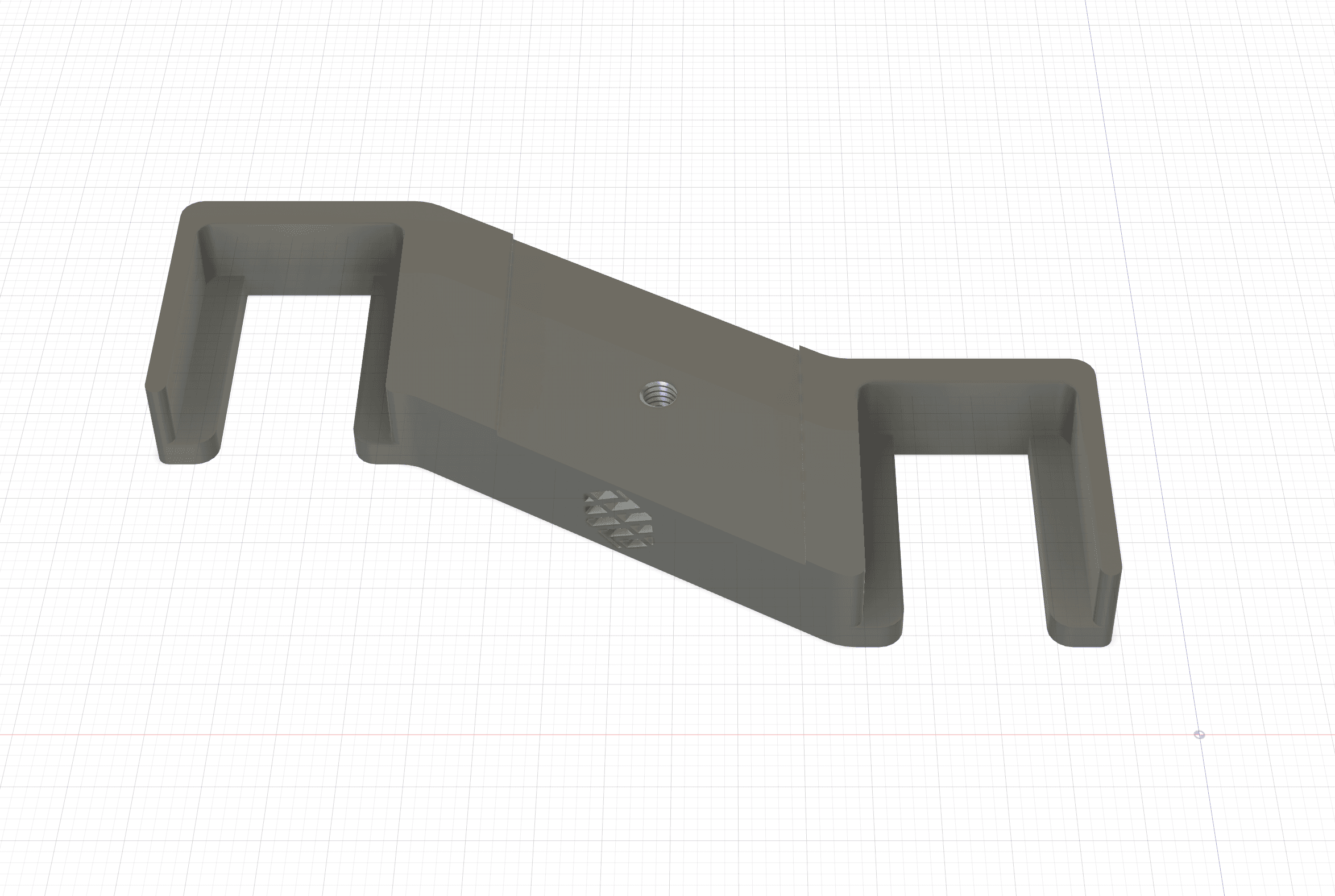 Xbox Under Desk Controller Stick Mount 3d model