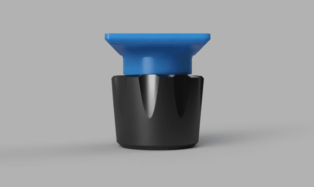 Raised 3d printer feet - with F3d File 3d model